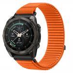 Curea Tech-Protect NylonLoop compatibila cu Garmin Fenix 5 / 6 / 6 Pro / 7 / 8 / 8 Pro / 9 / 9 Pro (47 MM), Portocaliu 2 - lerato.ro