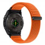 Curea Tech-Protect NylonLoop compatibila cu Garmin Fenix 5 / 6 / 6 Pro / 7 / 8 / 8 Pro / 9 / 9 Pro (47 MM), Portocaliu 3 - lerato.ro