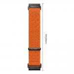 Curea Tech-Protect NylonLoop compatibila cu Garmin Fenix 5 / 6 / 6 Pro / 7 / 8 / 8 Pro / 9 / 9 Pro (47 MM), Portocaliu 11 - lerato.ro