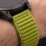 Curea Tech-Protect NylonLoop compatibila cu Garmin Fenix 5 / 6 / 6 Pro / 7 / 8 / 8 Pro / 9 / 9 Pro (47 MM), Lime 9 - lerato.ro