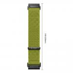 Curea Tech-Protect NylonLoop compatibila cu Garmin Fenix 5 / 6 / 6 Pro / 7 / 8 / 8 Pro / 9 / 9 Pro (47 MM), Lime 10 - lerato.ro