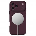 Husa Tech-Protect Silicone cu MagSafe compatibila cu iPhone 18 Pro / 17 Pro, Burgundy 7 - lerato.ro