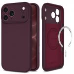 Husa Tech-Protect Silicone cu MagSafe compatibila cu iPhone 18 Pro Max / 17 Pro Max, Burgundy 5 - lerato.ro