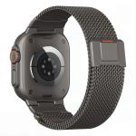 Curea din otel inoxidabil Tech-Protect Milano Vanguard compatibila cu Apple Watch 6/7/8/9/10/SE/Ultra 1/2, 44/45/46/49mm, Gunmetal 3 - lerato.ro