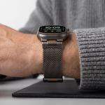 Curea din otel inoxidabil Tech-Protect Milano Vanguard compatibila cu Apple Watch 6/7/8/9/10/SE/Ultra 1/2, 44/45/46/49mm, Gunmetal 7 - lerato.ro