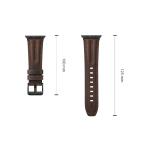 Curea din piele Tech-Protect LeatherFit Craft compatibila cu Apple Watch 6/7/8/9/10/SE/Ultra 1/2, 44/45/46/49mm, Maro 5 - lerato.ro