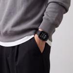 Curea din piele Tech-Protect LeatherFit Craft compatibila cu Apple Watch 6/7/8/9/10/SE/Ultra 1/2, 44/45/46/49mm, Negru 8 - lerato.ro