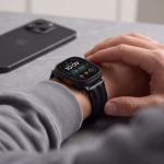 Curea din piele Tech-Protect LeatherFit Craft compatibila cu Apple Watch 6/7/8/9/10/SE/Ultra 1/2, 44/45/46/49mm, Negru 9 - lerato.ro