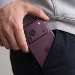 Protectie camera foto Tech-Protect Camring Fit Plus compatibila cu iPhone 18 Pro Max / 18 Pro, Burgundy 8 - lerato.ro