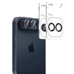 Set 2 protectii camera foto Tech-Protect Camring Fit Plus compatibila cu iPhone Duo, Transparent / Negru 12 - lerato.ro