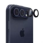 Set 2 protectii camera foto Tech-Protect Camring Fit Plus compatibila cu iPhone Duo, Transparent / Negru 6 - lerato.ro