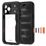 Carcasa waterproof Tech-Protect ShellBox cu MagSafe compatibila cu iPhone 17 Pro / 18 Pro, IP68, Protectie display, Negru 3 - lerato.ro