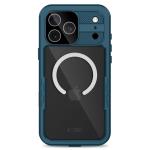 Carcasa waterproof Tech-Protect ShellBox cu MagSafe compatibila cu iPhone 17 Pro / 18 Pro, IP68, Protectie display, Ocean Blue 4 - lerato.ro