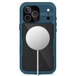 Carcasa waterproof Tech-Protect ShellBox cu MagSafe compatibila cu iPhone 17 Pro / 18 Pro, IP68, Protectie display, Ocean Blue 5 - lerato.ro