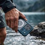 Carcasa waterproof Tech-Protect ShellBox cu MagSafe compatibila cu iPhone 17 Pro / 18 Pro, IP68, Protectie display, Ocean Blue 7 - lerato.ro