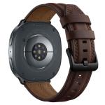 Curea din piele Tech-Protect LeatherFit Craft compatibila cu Samsung Galaxy Watch 8 / 9 / Classic (40 / 44 / 46 mm), Maro 4 - lerato.ro