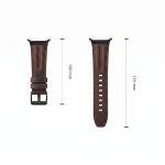 Curea din piele Tech-Protect LeatherFit Craft compatibila cu Samsung Galaxy Watch 8 / 9 / Classic (40 / 44 / 46 mm), Maro 5 - lerato.ro