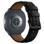 Curea din piele Tech-Protect LeatherFit Craft compatibila cu Samsung Galaxy Watch 8 / 9 / Classic (40 / 44 / 46 mm), Negru 4 - lerato.ro