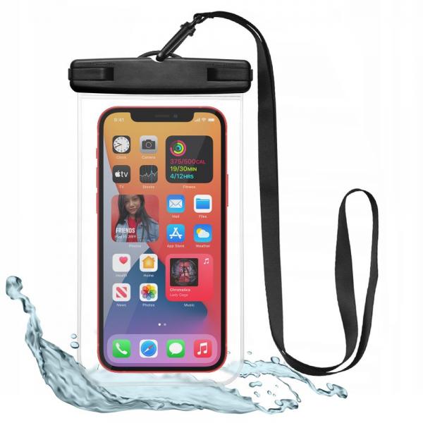 Husa waterproof universala TECH-PROTECT pentru dispozitive 6.9 inch Clear 1 - lerato.ro