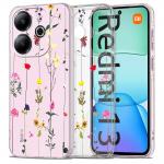 Carcasa TECH-PROTECT Flexair Plus compatibila cu Xiaomi Redmi 13 Garden Floral 4 - lerato.ro