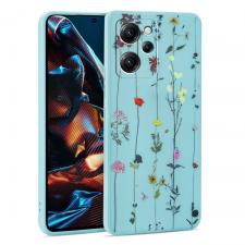 Carcasa Tech-Protect Mood compatibila cu Xiaomi Poco X5 Pro 5G Garden Blue