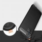 Carcasa TECH-PROTECT TPUCARBON compatibila cu Xiaomi Redmi Note 10/10S Black