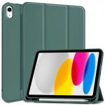 Husa Tech-Protect Smartcase Pen compatibila cu iPad 10.9 inch 2022 Cactus Green