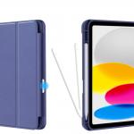 Husa Tech-Protect Smartcase Pen compatibila cu iPad 10.9 inch 2022 Navy Blue 6 - lerato.ro