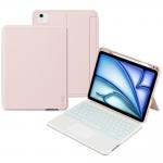 Husa cu tastatura Tech-Protect Smartcase Mag Pen compatibila cu iPad Air 4 2020 / 5 2022 / 6 2024 Pink 8 - lerato.ro