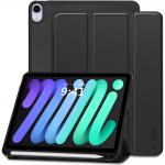 Husa Tech-Protect Smartcase Pen compatibila cu iPad Mini 6 2021 / 7 2024 Black 5 - lerato.ro