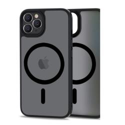 Carcasa TECH-PROTECT MagMat MagSafe compatibila cu iPhone 11 Pro Matte Black