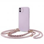 Carcasa cu snur TECH-PROTECT Icon Chain compatibila cu iPhone 11 Violet 2 - lerato.ro