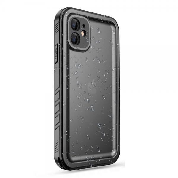 Carcasa waterproof TECH-PROTECT Shellbox compatibila cu iPhone 11, IP68, Protectie display, Negru