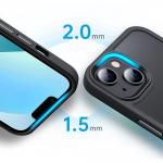 Carcasa TECH-PROTECT MAGMAT MagSafe compatibila cu iPhone 12/12 Pro Black/Clear