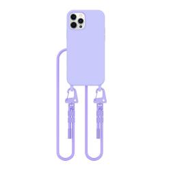 Carcasa cu snur TECH-PROTECT MagNecklace compatibila cu iPhone 12 / 12 Pro Lavender