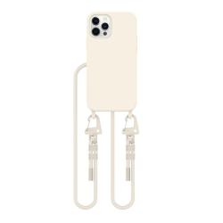 Carcasa cu snur TECH-PROTECT MagNecklace MagSafe compatibila cu iPhone 12 / 12 Pro Latte