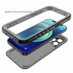Carcasa waterproof TECH-PROTECT Shellbox compatibila cu iPhone 12/12 Pro, IP68, Protectie display, Negru