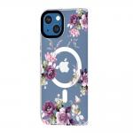 Carcasa TECH-PROTECT MAGMOOD MagSafe compatibila cu iPhone 13 Mini Spring Floral 2 - lerato.ro
