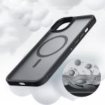 Carcasa TECH-PROTECT MAGMAT MagSafe compatibila cu iPhone 13 Pro Black/Clear 3 - lerato.ro
