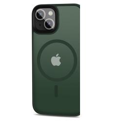 Carcasa TECH-PROTECT MAGMAT MagSafe compatibila cu iPhone 13 Matte Green