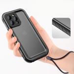 Carcasa waterproof TECH-PROTECT Shellbox compatibila cu iPhone 14 Plus, IP68, Protectie display, Negru 4 - lerato.ro