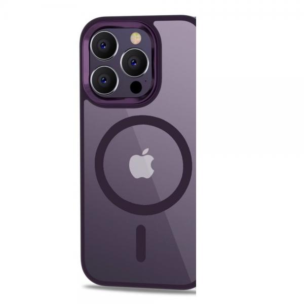 Carcasa TECH-PROTECT MAGMAT MagSafe compatibila cu iPhone 14 Pro Max Deep Purple