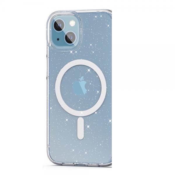 Carcasa TECH-PROTECT Flexair Hybrid MagSafe compatibila cu iPhone 13/14 Glitter 1 - lerato.ro