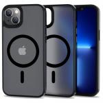 Carcasa TECH-PROTECT MAGMAT MagSafe compatibila cu iPhone 14 Matte Black 2 - lerato.ro