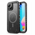 Carcasa waterproof TECH-PROTECT Shellbox MagSafe compatibila cu iPhone 14, IP68, Protectie display, Negru 2 - lerato.ro