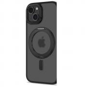 Carcasa TECH-PROTECT MagRing MagSafe compatibila cu iPhone 15 Matte Black