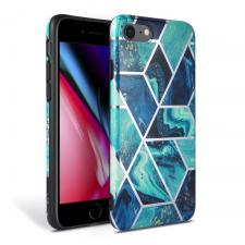 Carcasa TECH-PROTECT Marble compatibila cu iPhone 7/8/SE 2020/2022 Blue