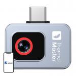 Mini camera termica Thermal Master P2, Rezolutie 256 × 192, Zoom digital 15x, 12 palete de culori, Compatibila Android, USB-C, Silver 3 - lerato.ro