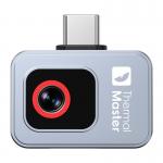 Mini camera termica Thermal Master P2, Rezolutie 256 × 192, Zoom digital 15x, 12 palete de culori, Compatibila Android, USB-C, Silver 2 - lerato.ro