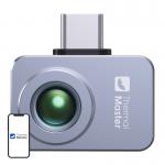 Mini camera termica Thermal Master P2 Pro, Rezolutie 256 × 192, Zoom digital 15x, 12 palete de culori, Compatibila Android, USB-C, Silver 3 - lerato.ro